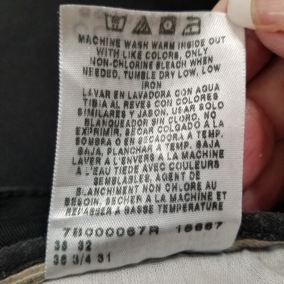 Lee Women's Black Size 18 Medium Modern Series Curvy Fit Straight Leg Denim - Picture 7 of 7